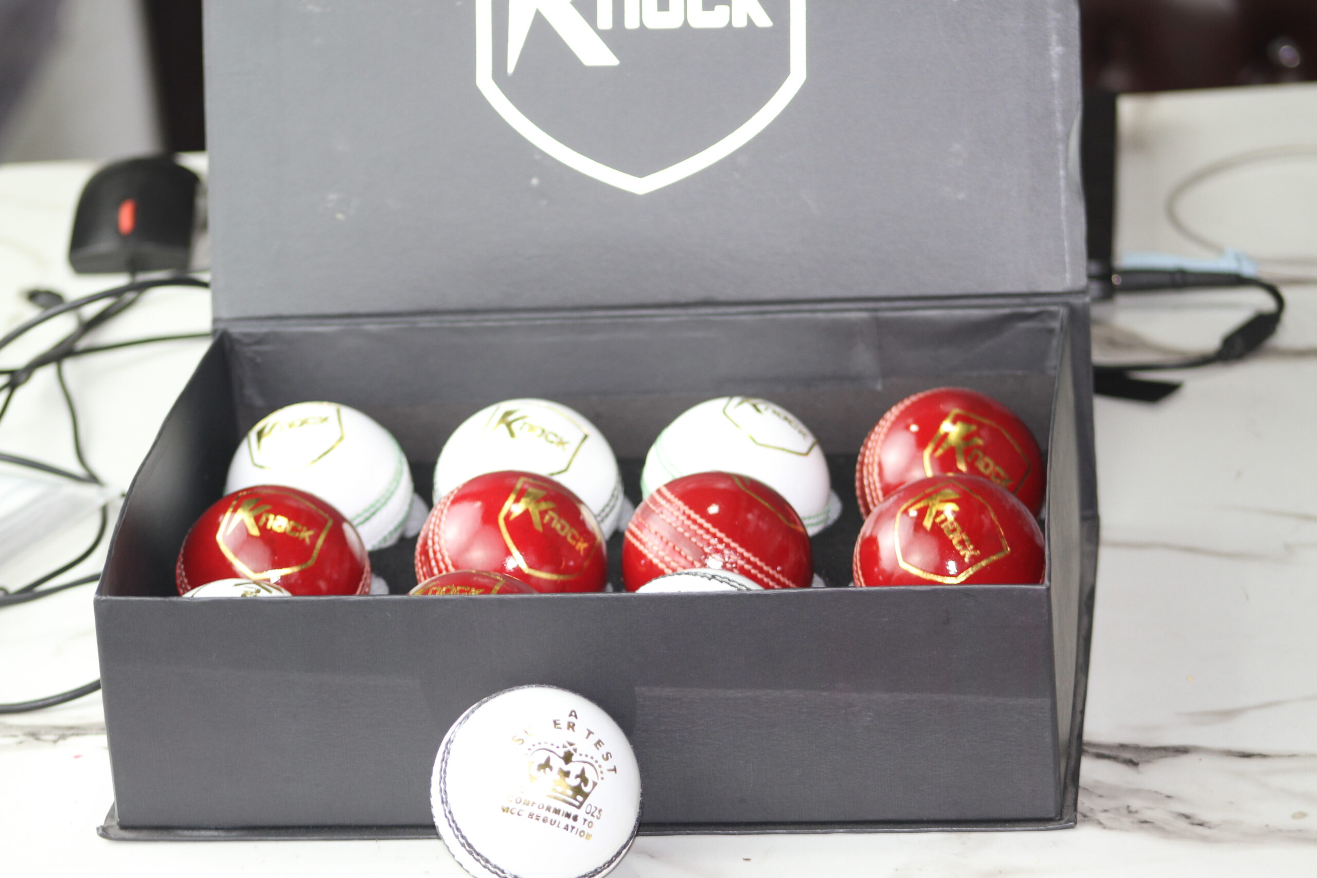 KNOCK SPORTS PREMIUM LEATHER BALLS BOX