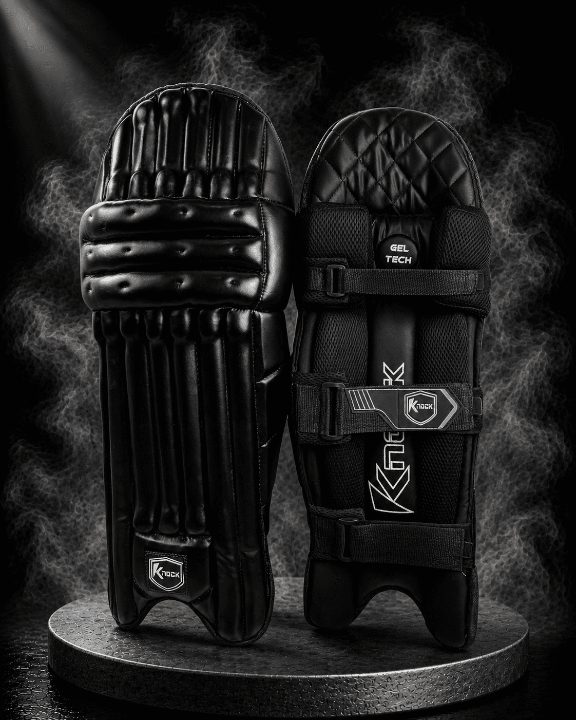 Knock Limited Pro Edition Batting Pads ( Black )
